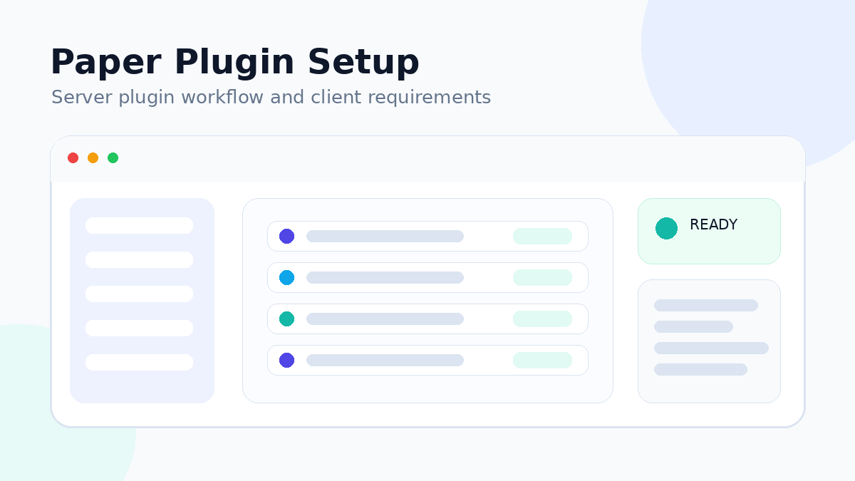 Simple Voice Chat Plugin for Paper: Setup and Client Requirements